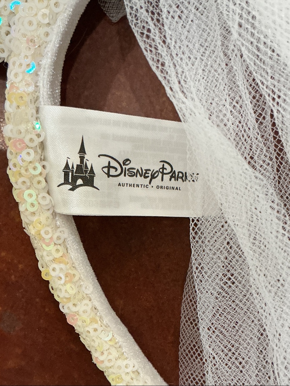 Disney Wedding Minnie Mouse Ears - Picture 6 of 7